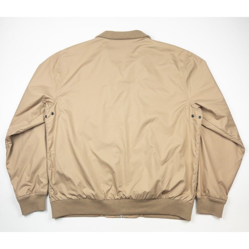 Peter Millar Bomber Jacket Men's Large Full Zip Lined Beige Golf Windbreaker - Picture 3 of 16